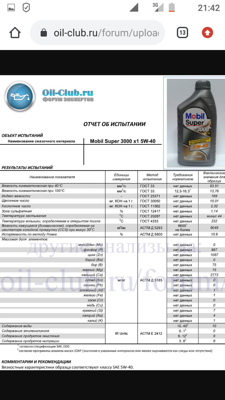 Питання по маслу Vatoil Syntech LL-X 5W-40 2