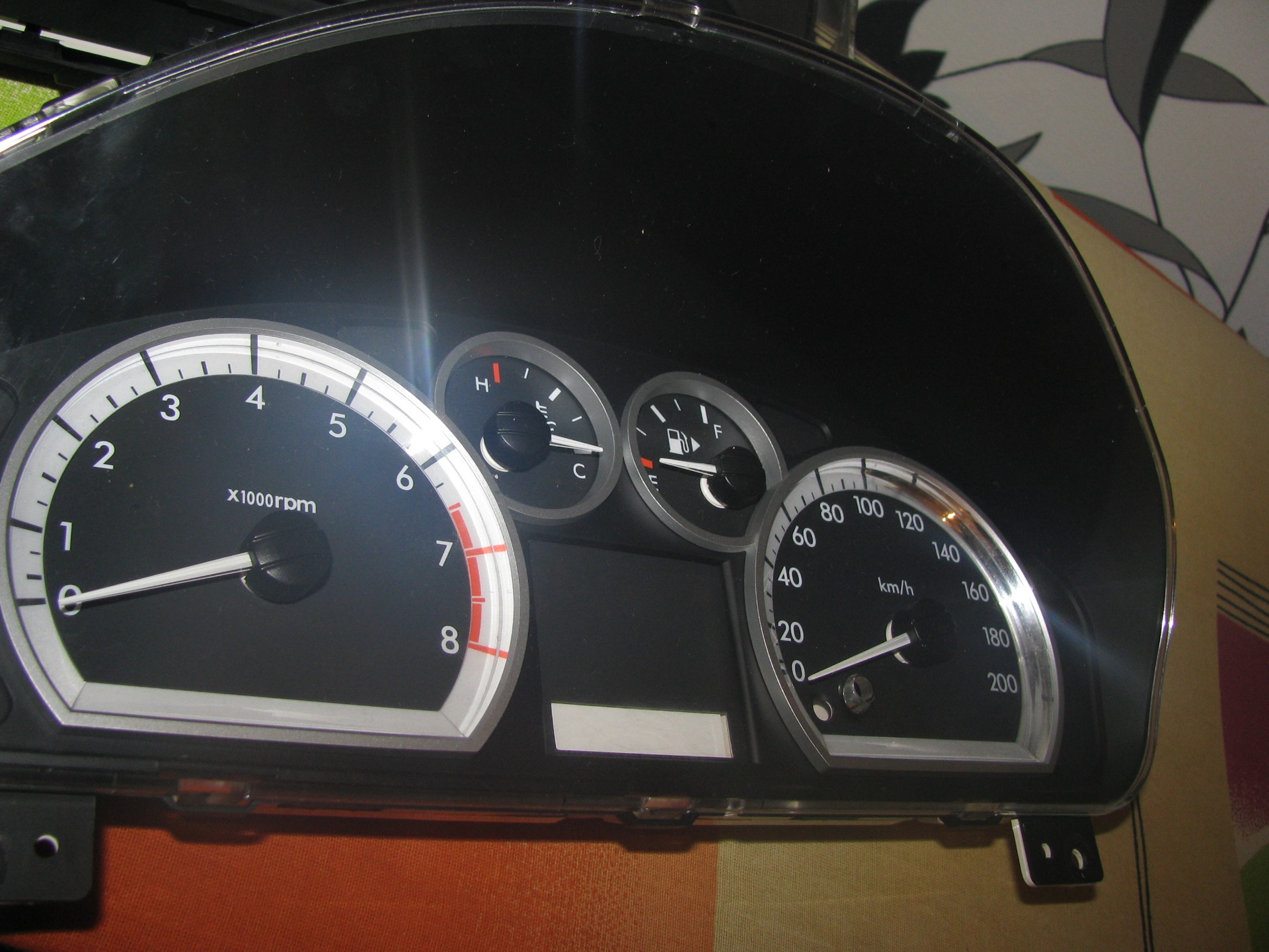 Приладова панель Chevrolet Aveo. Stage №1 2