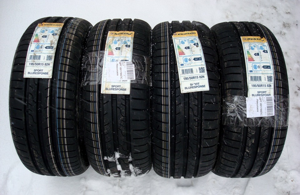 Куплена літня гума Dunlop SP Sport BluResponse 195/50/R15 82H. 4