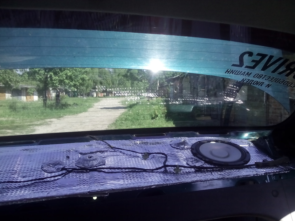 Віброізоляція задньої полиці 1
