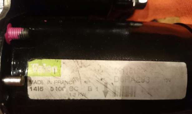 Заміна стік стартера на французький редукторний Valeo 1