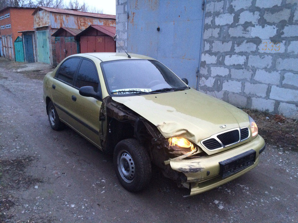 дтп lanos vs toyota camry v40 1