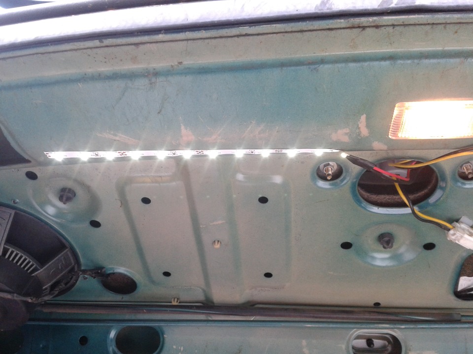 Подрулеві з Lacetti, освітлення LED в багажник і бортовик 2