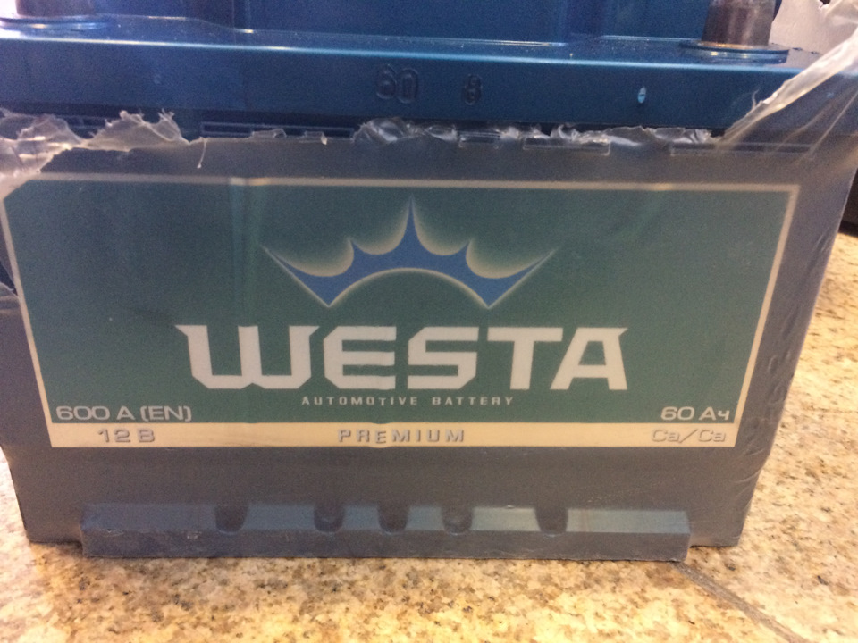 Заміна АКБ на Westa ct60 2
