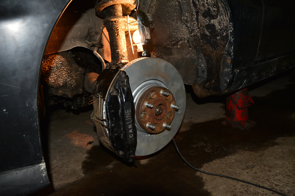 Мій варіант заміни гальм дисків для 4-х поршів супортів Brembo BBK від Hirsch Performance, фініш! 1