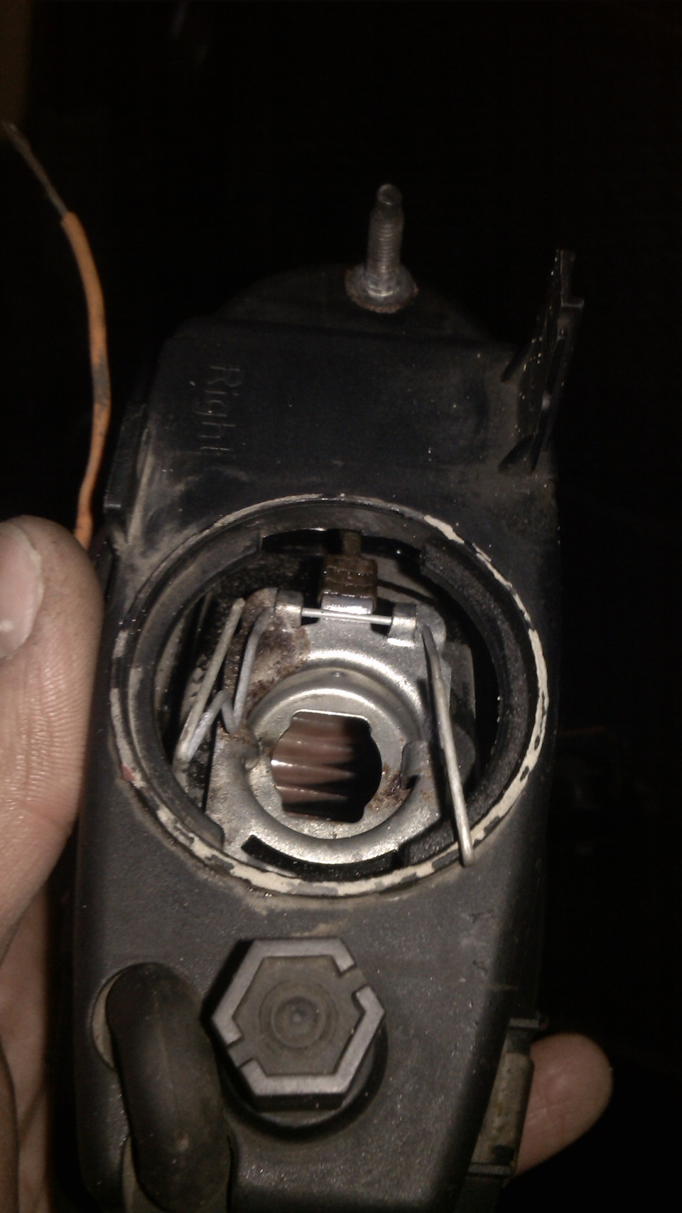 Ревізія+заміна ламп у протитуманках на Osram night breaker H3 12V 55W 3