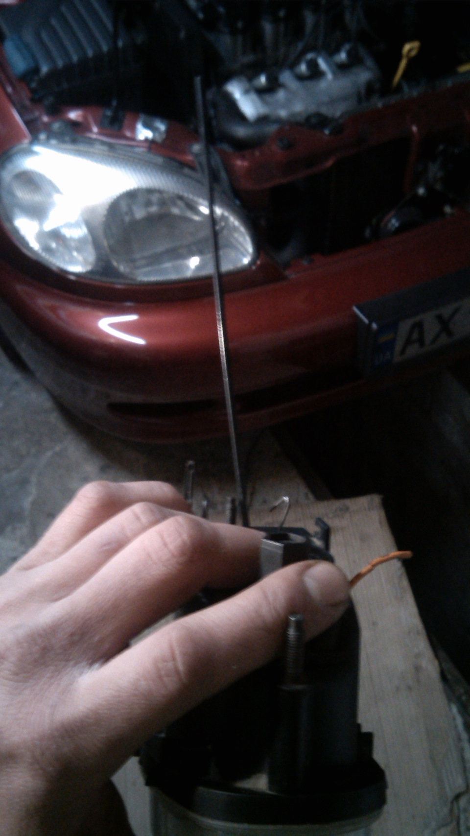 Ревізія+заміна ламп у протитуманках на Osram night breaker H3 12V 55W 5