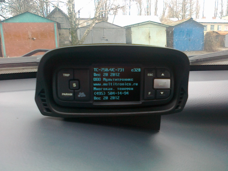 Бортовий комп'ютер Multitronics TC 750 (помилки монтажу) 1