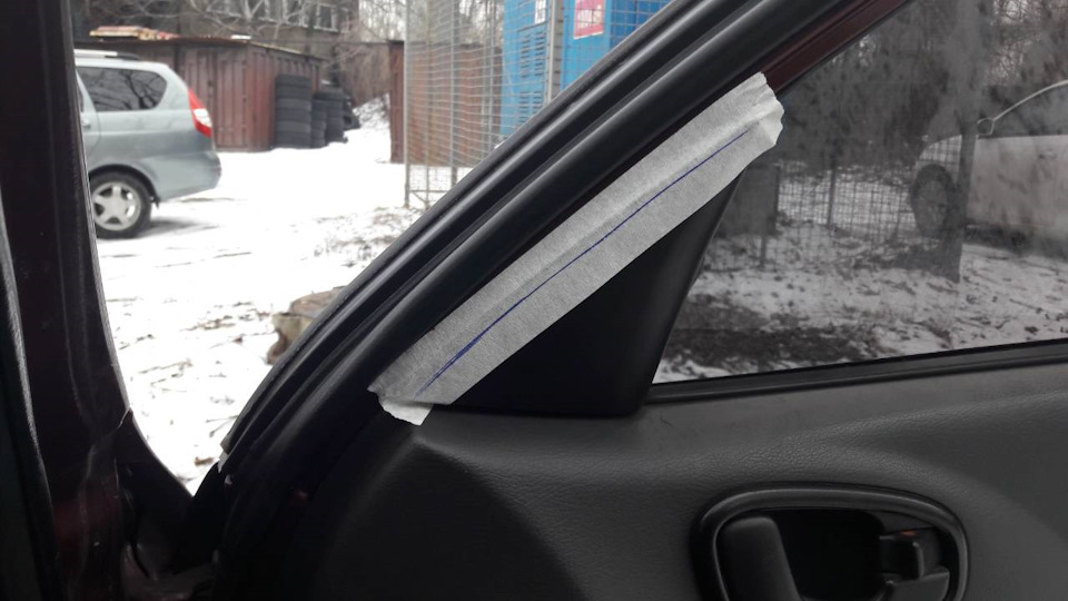 Геть скрип від салонних заглушок дзеркал 5
