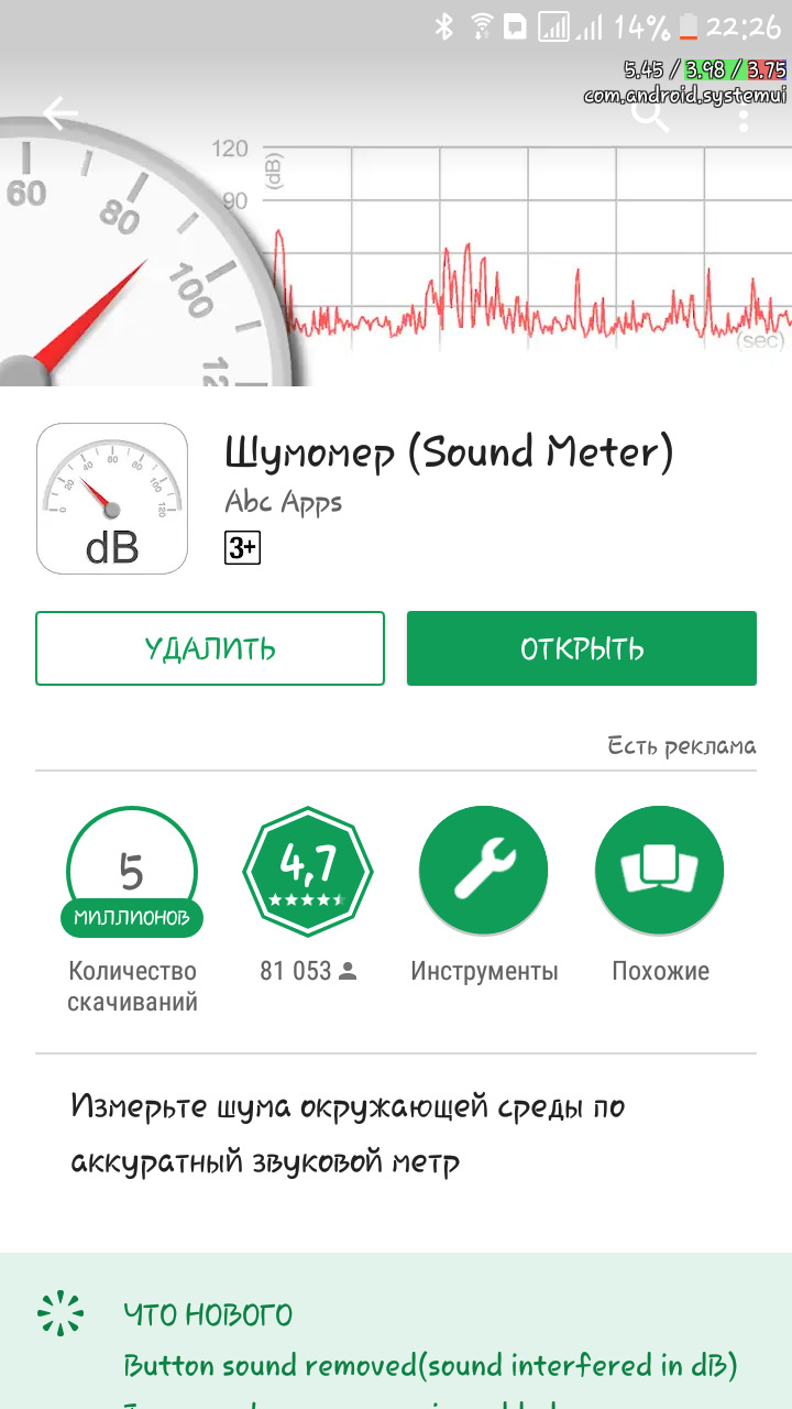 Вимірюємо шум у салоні, тест ШВІ 1