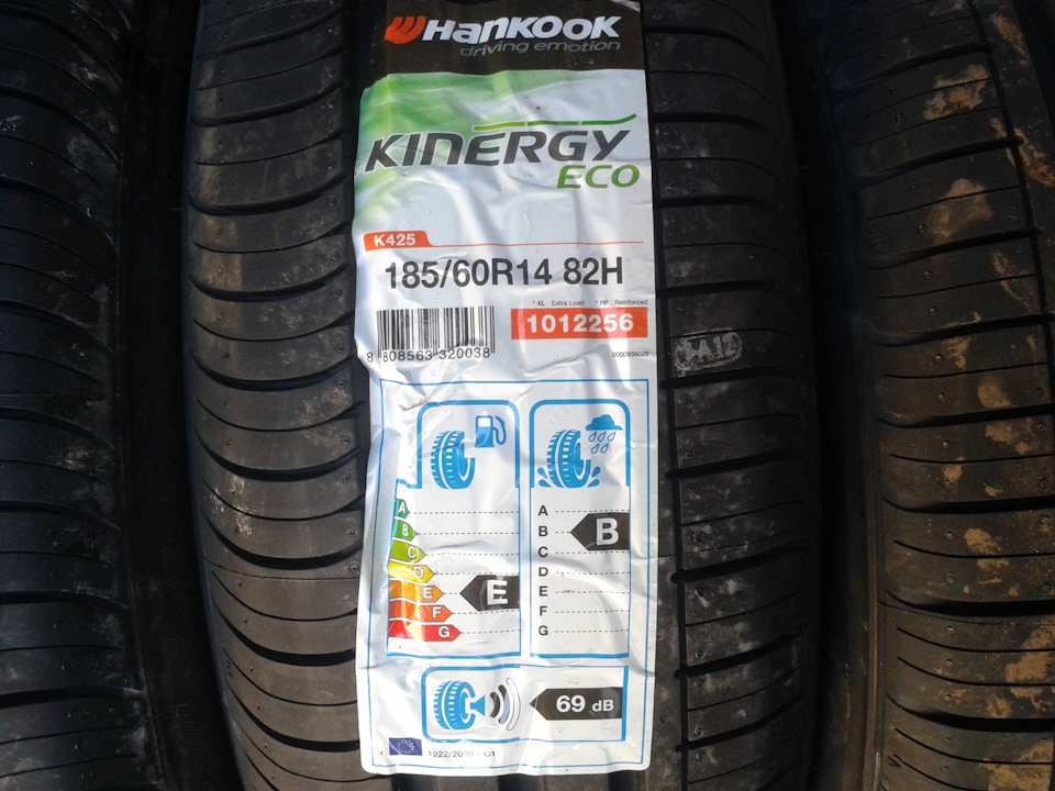 Літні тапки - Шини Hankook K425 Kinergy Eco 185/60 R14 82Н 4