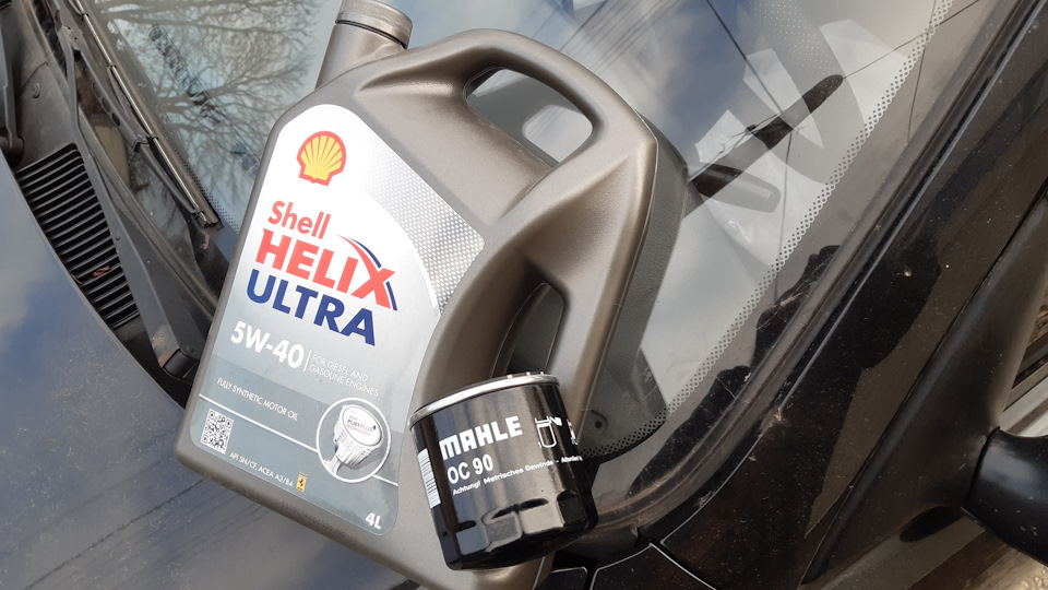 Заміна мастила Shell HU5w40 Lanos 1