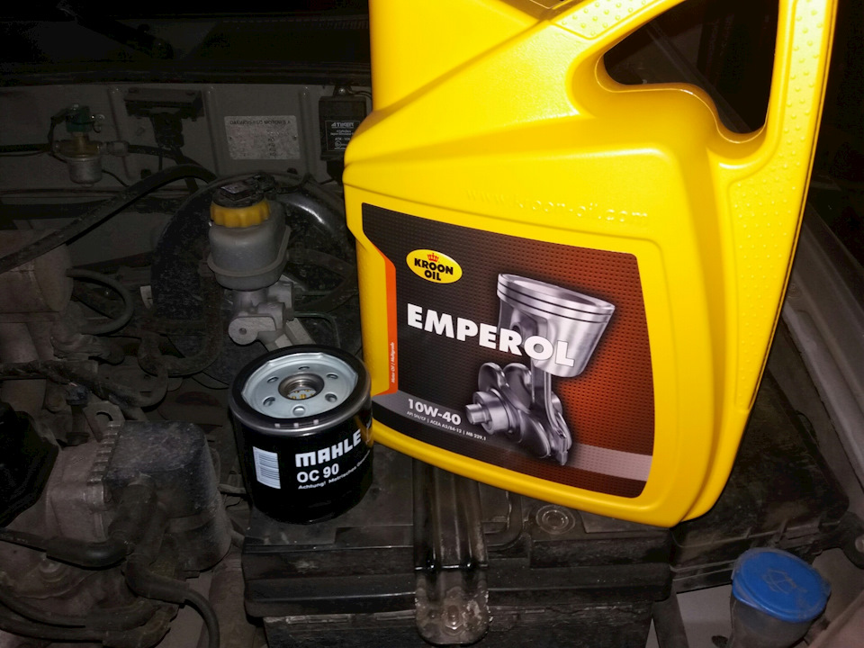 Заміна мастила 120300км, Kroon Oil 10w40 Emperol, OC90 1