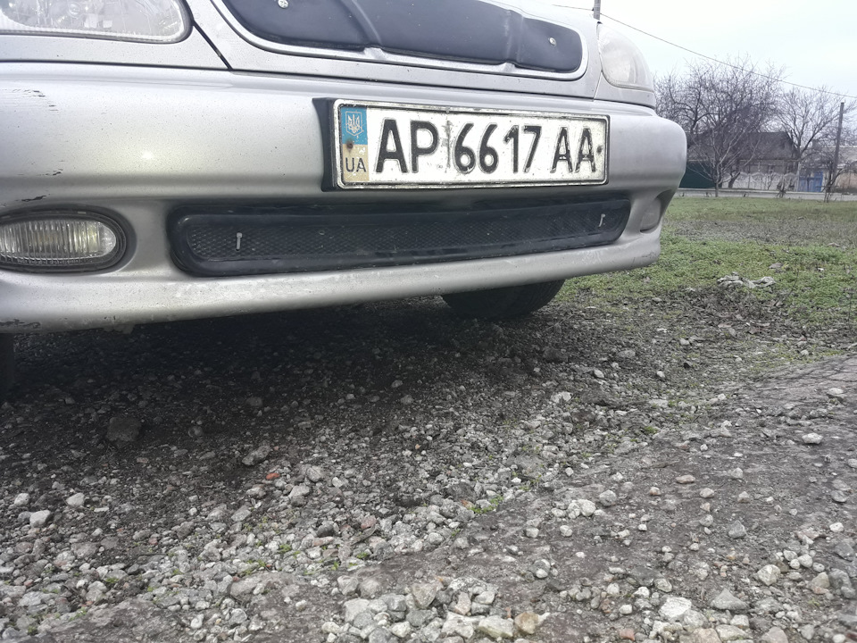 Зимова заглушка радіатора Ланос 2