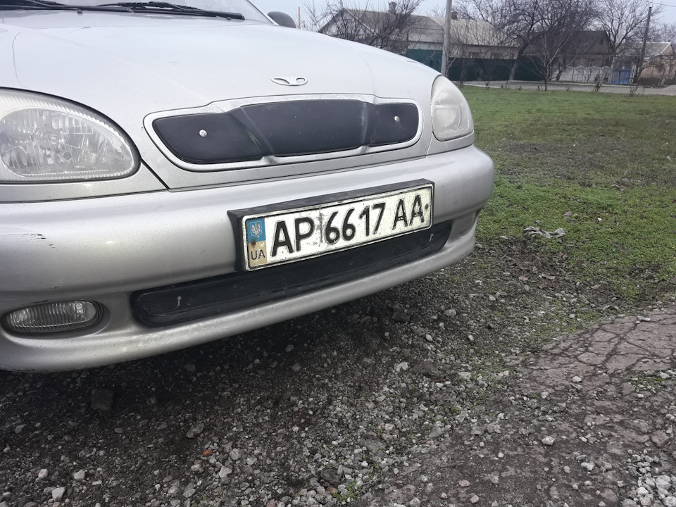 Зимова заглушка радіатора Ланос 3