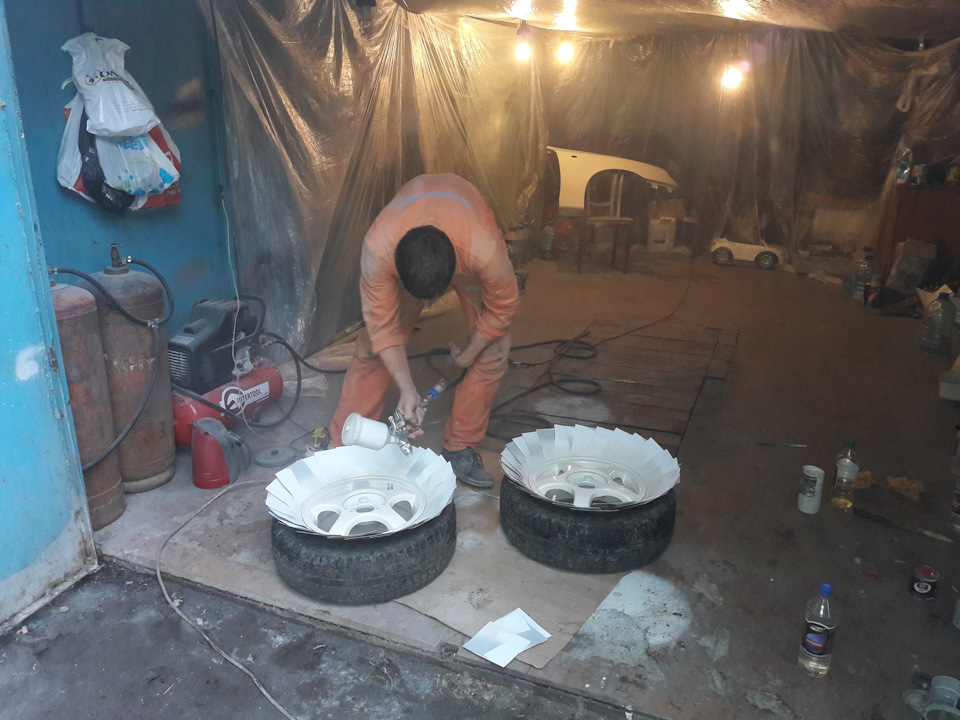 Перефарбування дисків на Ланосі спорт. 2