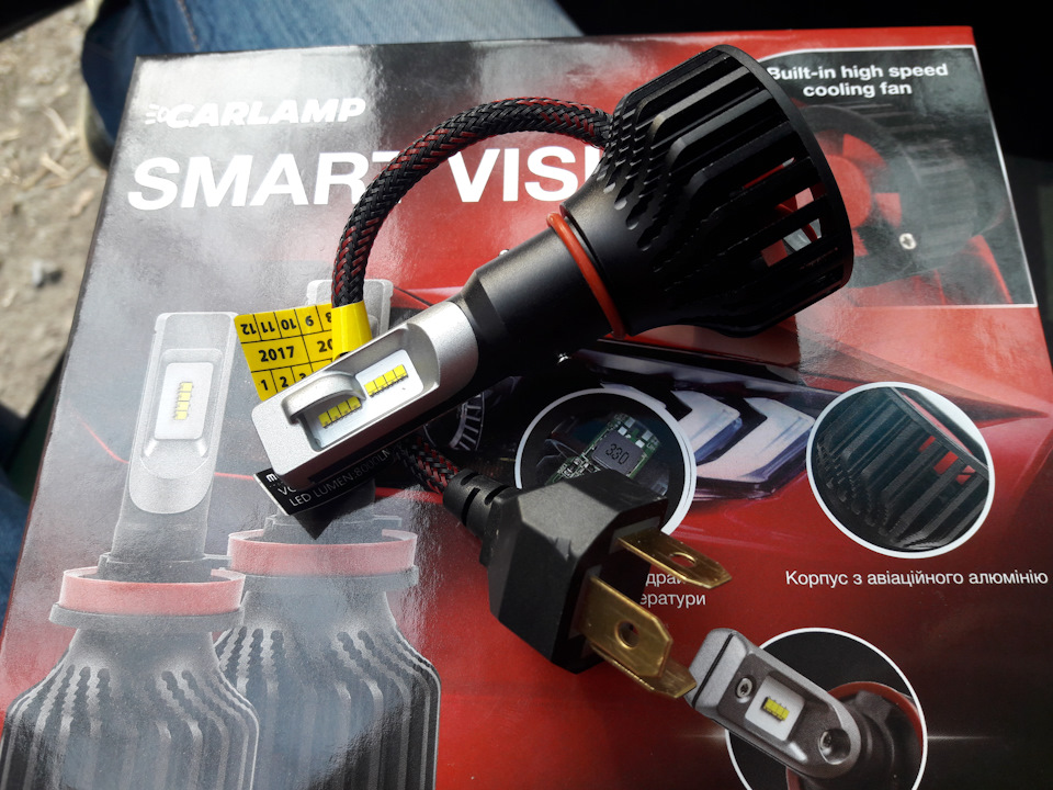 Тест LED ламп з цоколем H4 5