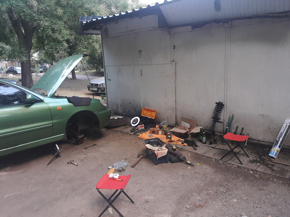Заміна передньої стійки на Ланосі Спорт 2