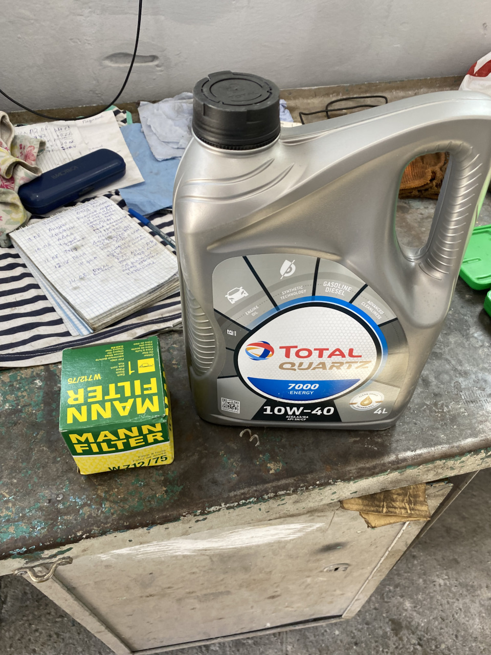 Замінив масло, тепер на TOTAL QUARTZ 1