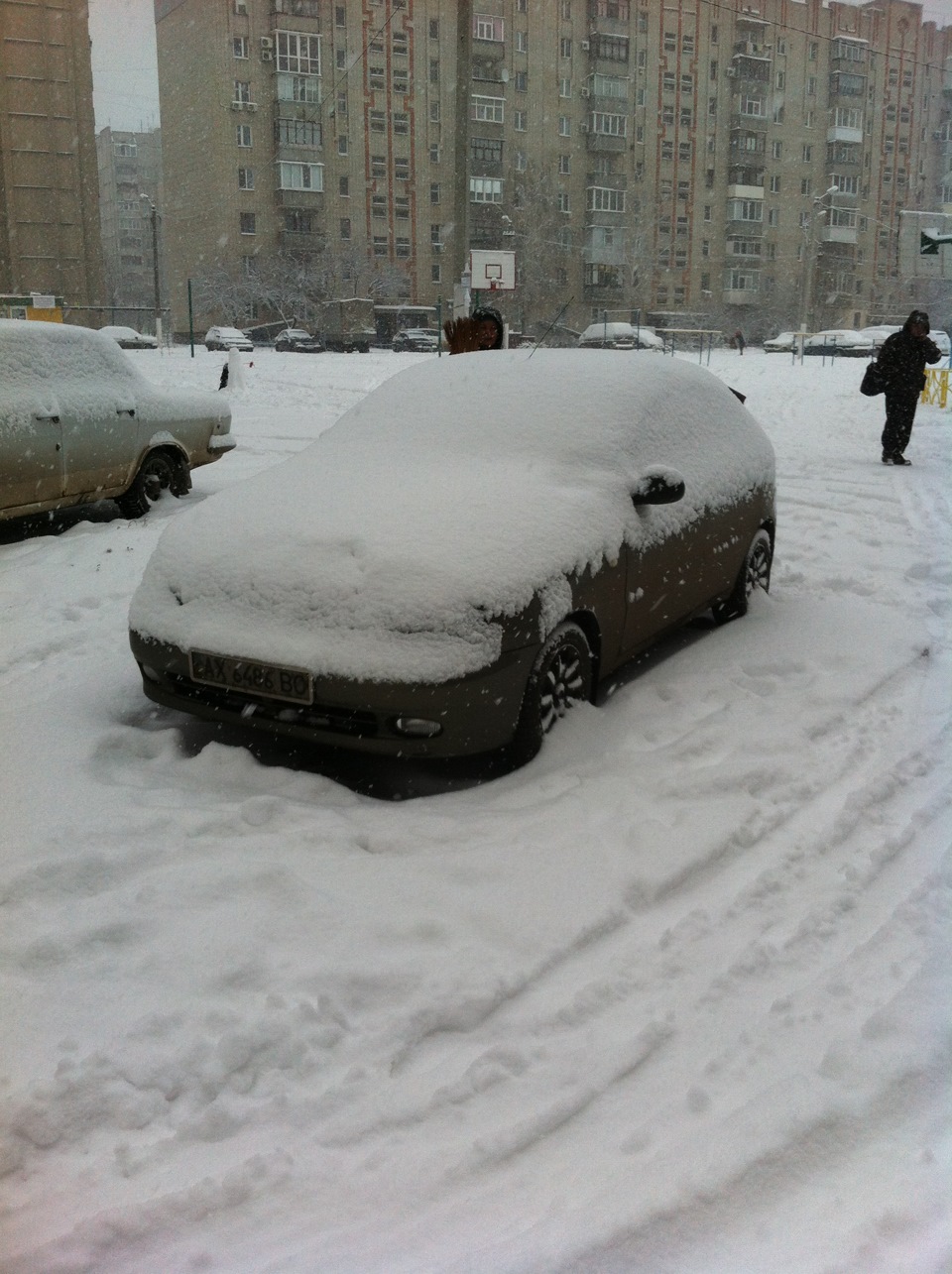 Ось як сьогодні виглядав ранок))))) Прийшла зима! 2