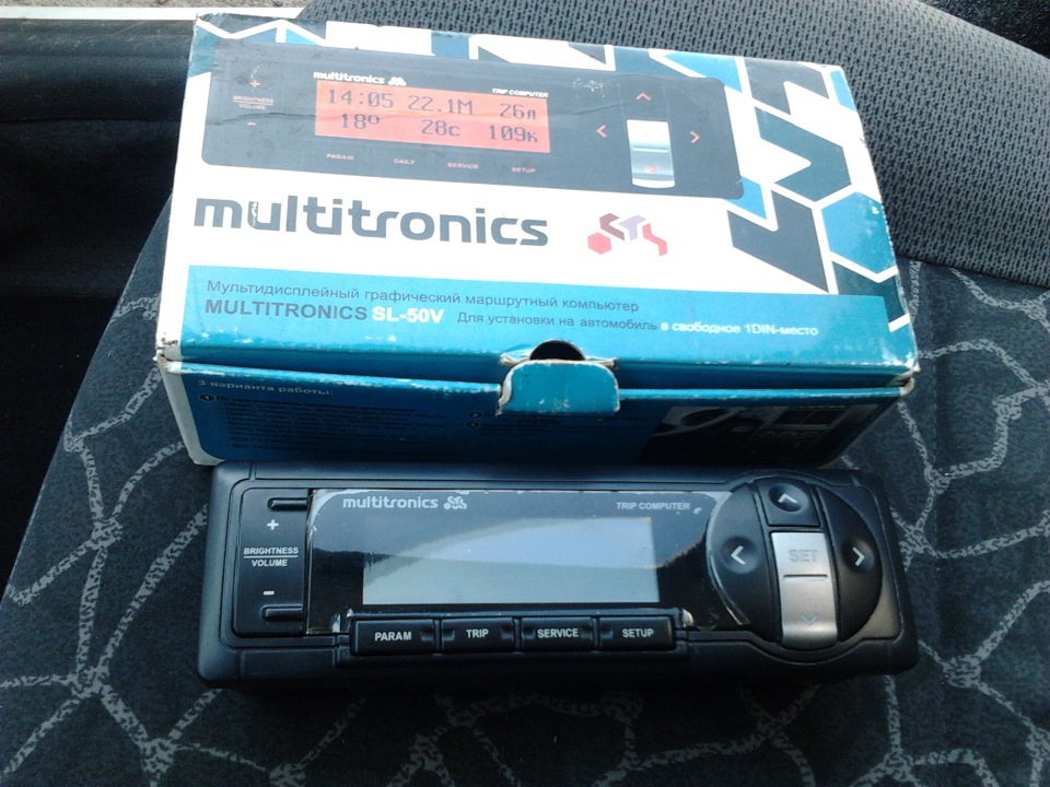 Встановлення маршрутного комп'ютера Multitronics SL-50V 1
