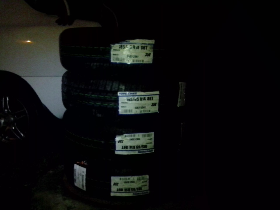Купив покришки Toyo 350 R14 185/65 1