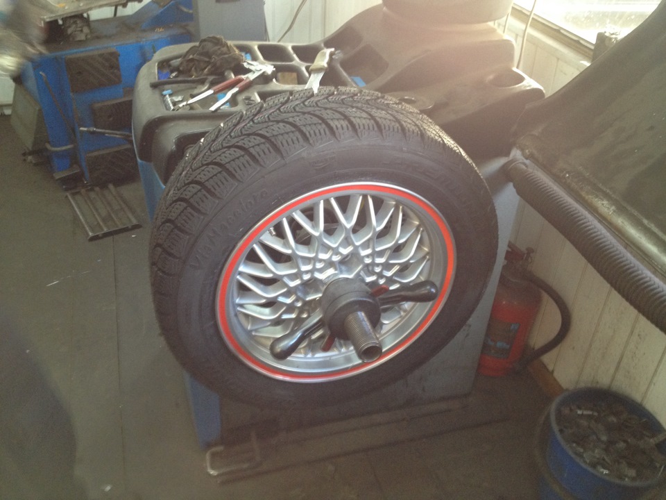 BBS R15 №4 - гума зима 5