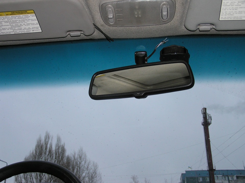 Фотохромне дзеркало заднього виду в daewoo lanos 4