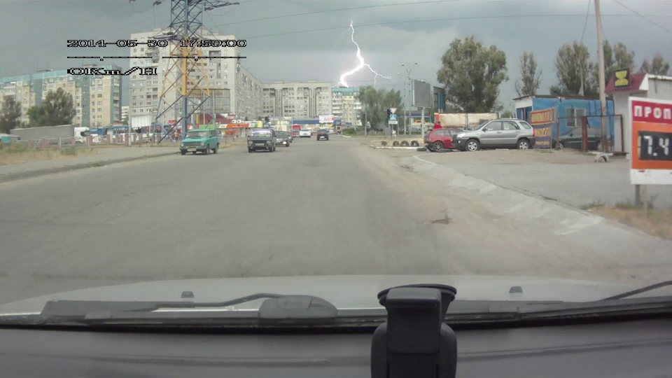 Гроза - скрини з реєстратора. 1