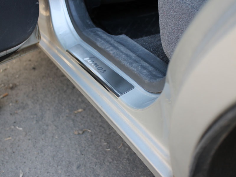 Накладки на пороги Daewoo Lanos Alu-Frost Польща. 4
