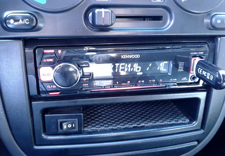 🔊 АВТОЗВУК Kenwood KMM-102+динаміки 🔊 1