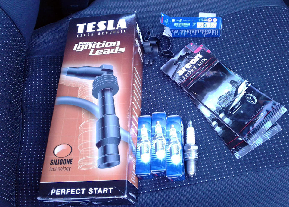 Свічки Bosch+проводу Tesla. Ідеальне поєднання=) ✔ 1