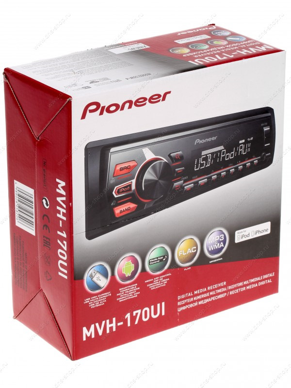Заміна штатної магнітоли на Pioneer MVH-170UI 1
