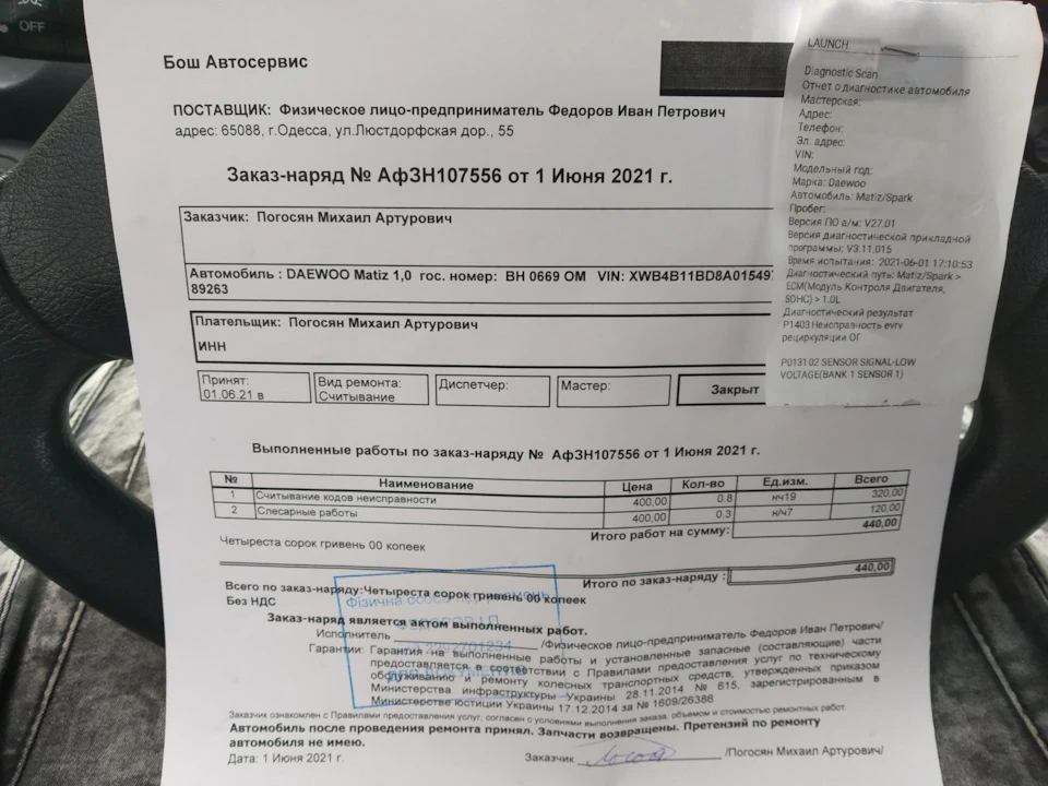 Діагностика двигуна
