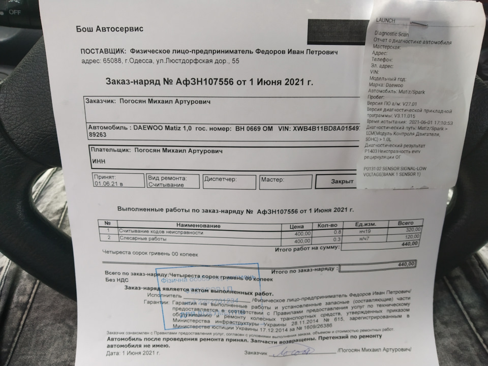 Діагностика двигуна 1