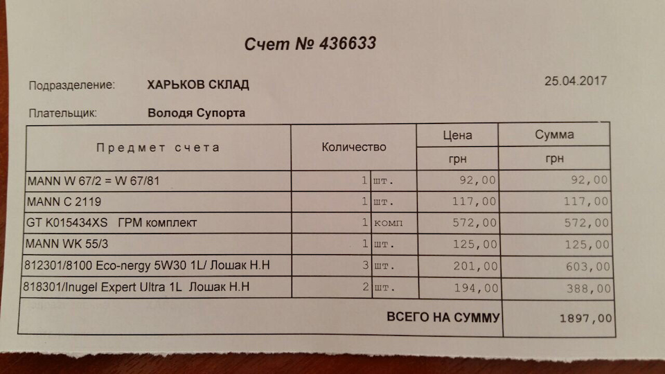 Планове ТО. Заміна ременя ГРМ та ОХ рідини. 2