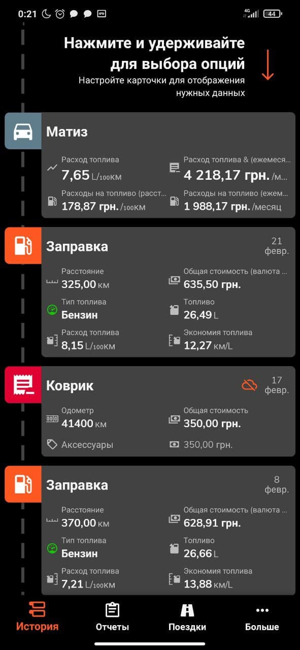 Фактична витрата у лютий лютий містом 1