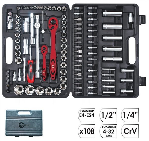 Набір інструменту злидні Intertool ET-6108 2