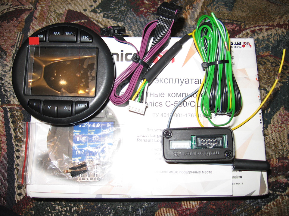 Встановлення бортового комп'ютера Multitronics C-590 2