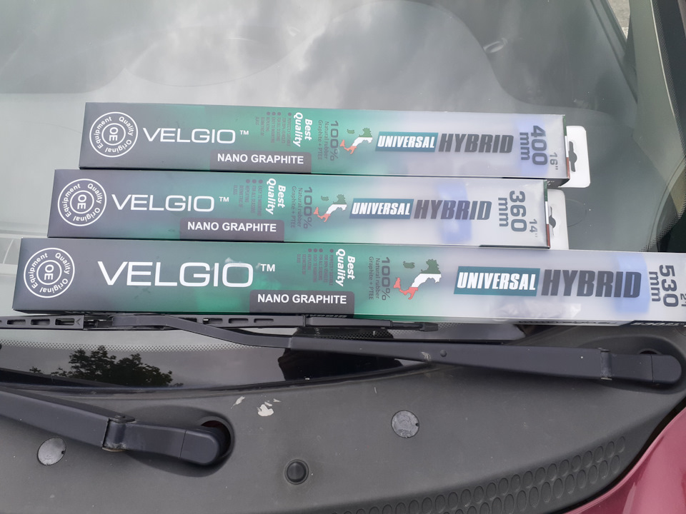 Заміна каркасних склоочисників Alca на гібридні Velgio в Daewoo Matiz 1