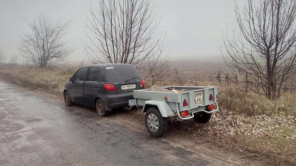 Причіп для Daewoo matiz.