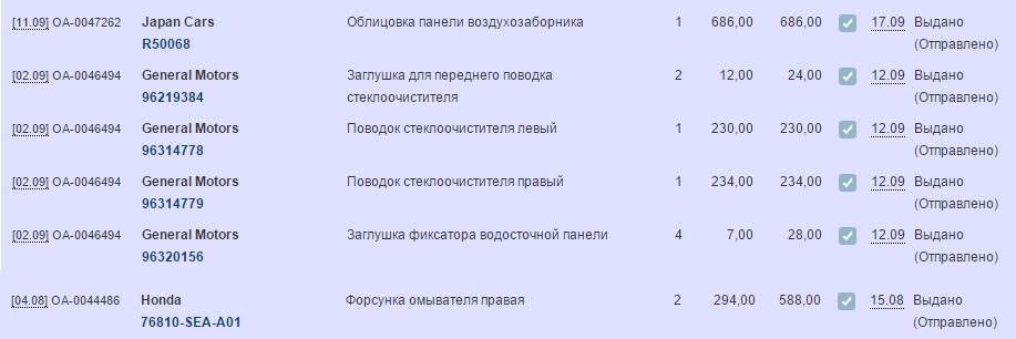 Профілактика гальм, заміна двірників, жабо та ін. 2