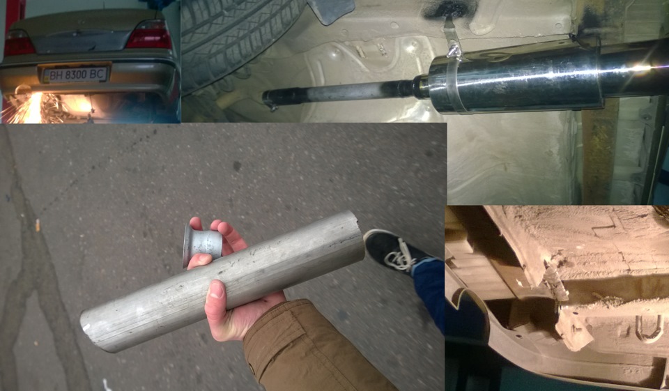 Як я встановлював свій прямотковий вихлоп, типу 2