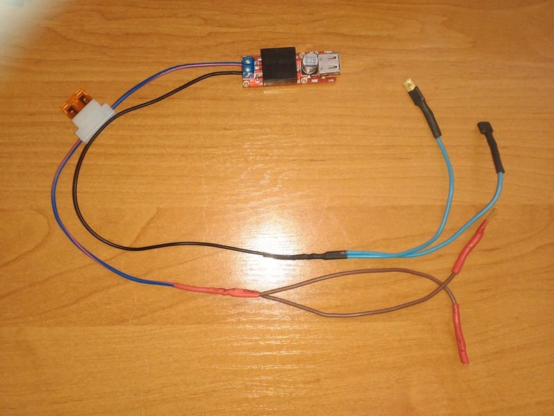 USB заряджання в авто на модулі KIS-3R33S 3
