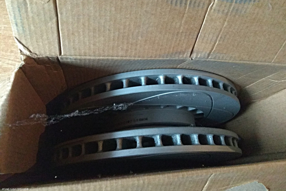 Передні гальмівні диски ATE Power Disc 2