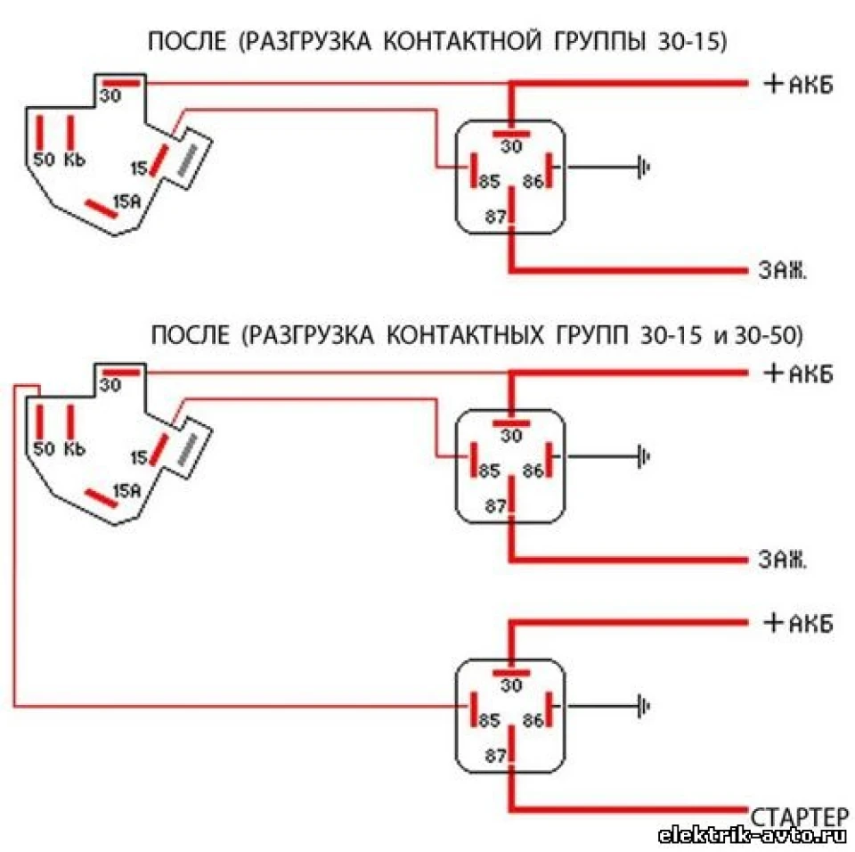 Розвантаження замку запалювання на Нексії