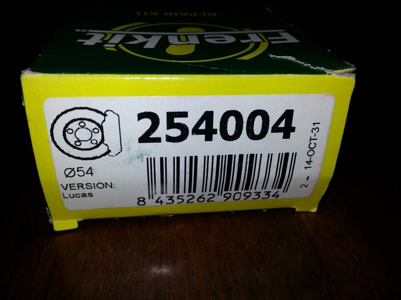 Frenkit 254004 ремкомплект супорта Нубіра 1.6 2