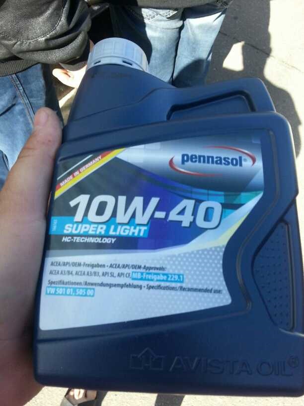 Купив доливку Pennasol 10W-40 1