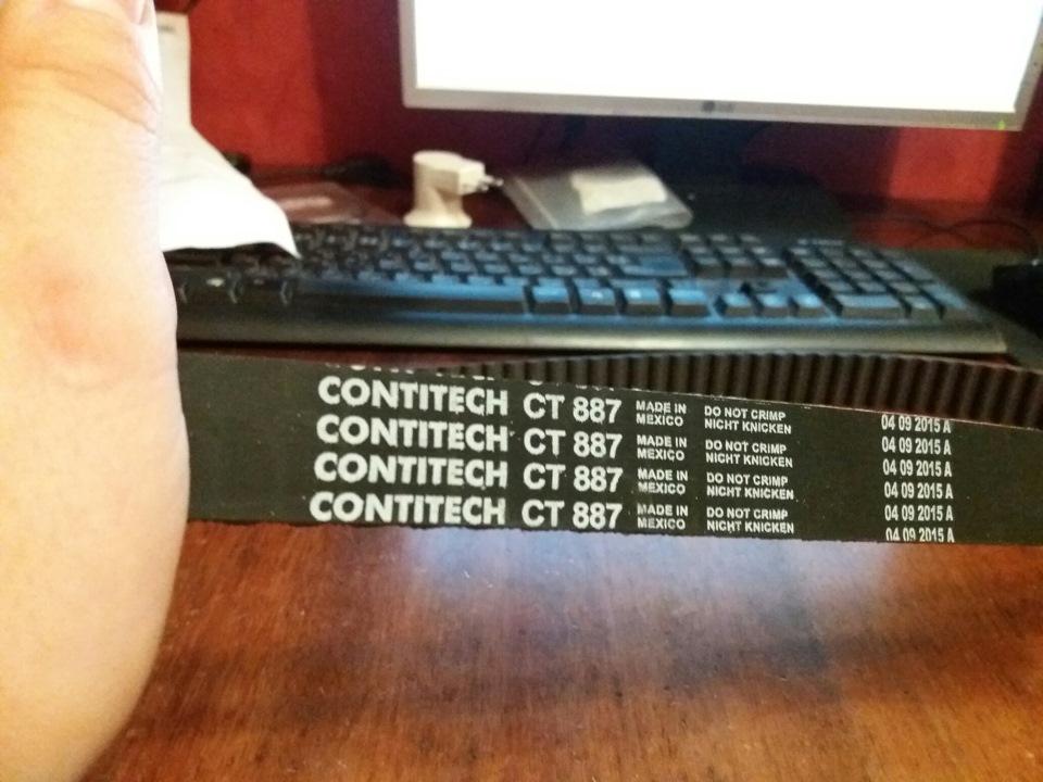 Ремінь Contitech CT887, 127z Нубіра, Лачетті, Ланос, Авео 3