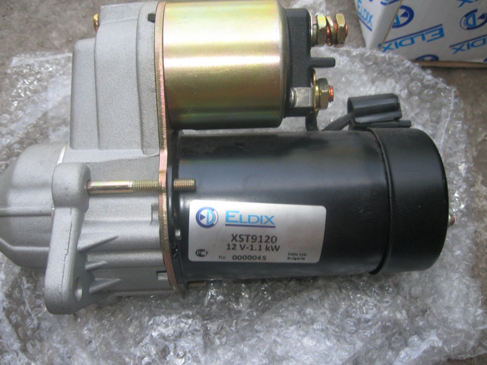 Стартер Eldix xst9120 12V, 1.1kW на постійних магнітах, редукторний 2